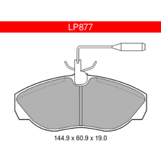 Delphi LP877 Citroen / Fiat / Peugeot etujarrupalasarja