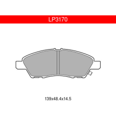Delphi LP3170 Nissan Tiida front brake kit