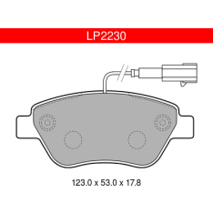 Delphi LP2230 Fiat Punto / Alfa Romeo etujarrupalasarja