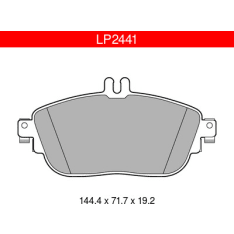 Delphi LP2441 Mercedes-Benz Front Brake Pad Set