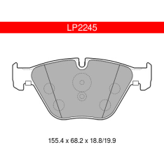 Delphi LP2245 BMW Front Brake Pad Set