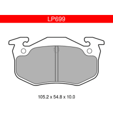 Delphi LP3173 Jeep Front Brake Pad Set