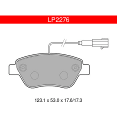 Delphi LP2276 Citroen / Fiat / Peugeot sis pultit etujarrupalasarja