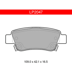 Delphi LP2047 Honda Rear Brake Pad Set