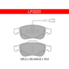 Delphi LP2080 Opel / Saab etujarrupalasarja