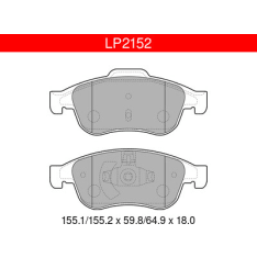 Delphi LP2152 Dacia / Renault etujarrupalasarja