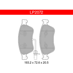 Delphi LP2072 Audi VW etujarrupalasarja