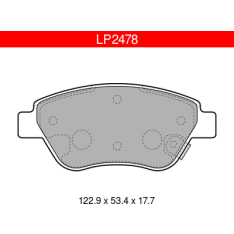 Delphi LP2478 vauxhall-Opel etujarrupalasarja