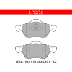 Delphi LP2252 Renault etujarrupalasarja