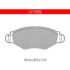 Delphi LP1699 Peugeot etujarrupalasarja