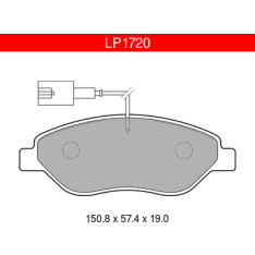 Delphi LP1720 Alfa Romeo / Fiat / Lancia etujarrupalasarja