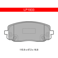 Delphi LP1933 Hyundai Kia etujarrupalasarja