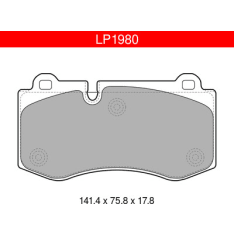 Delphi LP1980 Mercedes front brake kit