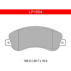 Delphi LP1954 Ford Front Brake Pad Set