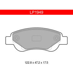 Delphi LP1949 Citroen Peugeot Toyota etujarrupalasarja