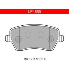 Delphi LP1865 Dacia / Mercedes / Nissan / Opel etujarrupalasarja
