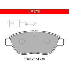 Delphi LP1721 Fiat / Lancia / Opel etujarrupalasarja