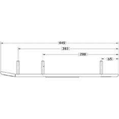 Sno-X Ripper Four 4" kovametalli ohjari pari