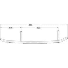 Sno-X Ripper Four 4" kovametalli ohjari pari