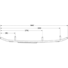 Sno-X Ripper Four 4" kovametalli ohjari pari