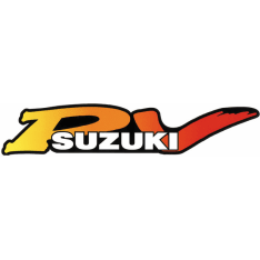 Tec-X Suzuki PV50 valkoinen/oranssi tarrasarja