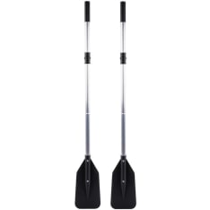 Black Island rubber boat oars 137cm black (pair)