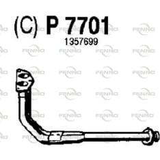 Fenno P7701 Volvo etuputki