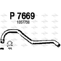 Fenno P7669 Volvo 240 keskiputki