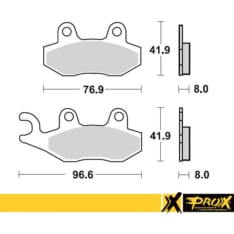ProX RM125/250 + YZ125/250 front brake pad kit