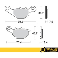 ProX RM80/85 front brake pad set