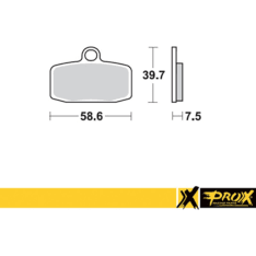 ProX KTM85SX '12-20 + Freeride 350 '12-17 front brake pad kit