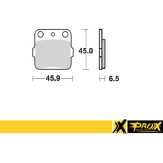 ProX YZ80/85 brake pad set rear