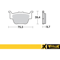 ProX Honda brake pad kit rear