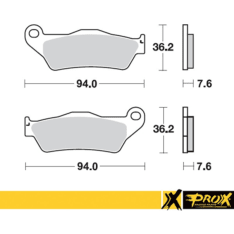 ProX KTM125/150/200/250/300/350/450/525/530 jarrupalasarja eteen