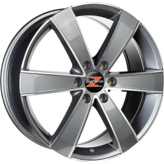 Barzetta Toro Titaniumpolish Pakettiautoihin 8.5x20 Jako:6x130 ET:55 vanne