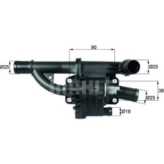 Behr MA TH 40 83 termostaatti