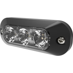 Proplast 61-ED3703A 12/24V E-hyv R65 IP67 R10 3 keltainen LED hälytysvalo