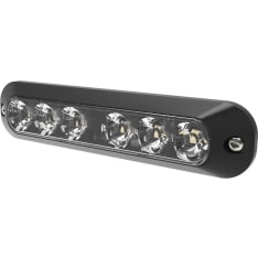 Proplast 61-ED3705A 12/24V E-hyv R65 IP67 R10 6 keltainen LED hälytysvalo
