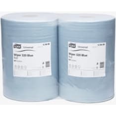 Tork K-128408 Basic 320 W1 (large roll) with traction wipe roll 2 rolls