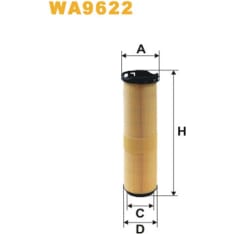 Wix Filters WA9622 Mercedes E-sarja ilmansuodatin