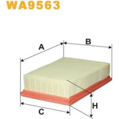 Wix Filters WA9563 Renault Koleos / Nissan Qashqai ilmansuodatin