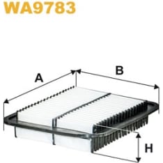 Wix Filters WA9783 Citroen / Mitsubishi / Peugeot ilmansuodatin