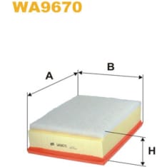 Wix Filters WA9670 Renault ilmansuodatin