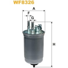 Wix Filters WF8326 polttoainesuodatin