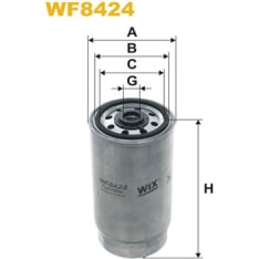 Wix Filters WF8424 polttoainesuodatin