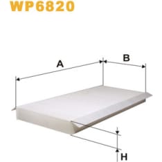 Wix Filters WP6820 raitisilmasuodatin