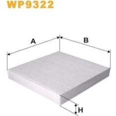 Wix Filters WP9322 raitisilmasuodatin
