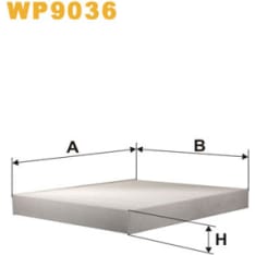 Wix Filters WP9036 raitisilmasuodatin