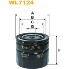 Wix Filters WL7124 öljynsuodatin