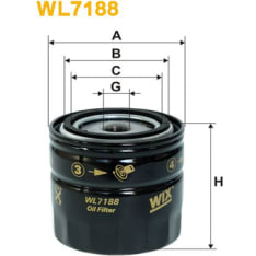 Wix Filters WL7188 öljynsuodatin